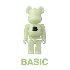Bearbrick Series 44 Basic B Glow In The Dark Medicom Be@rbrick